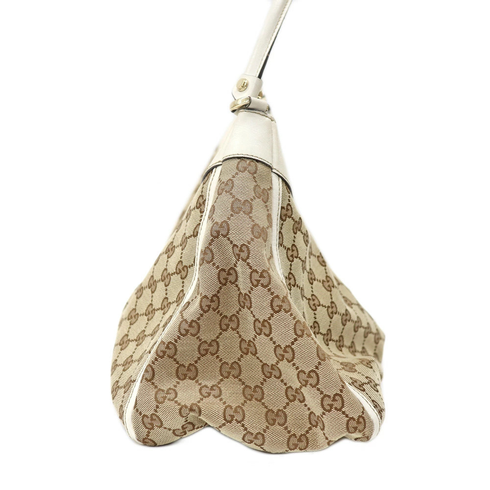 Gucci GG Supreme Canvas Leather Tote Bag beige brown - Picture 3 of 11